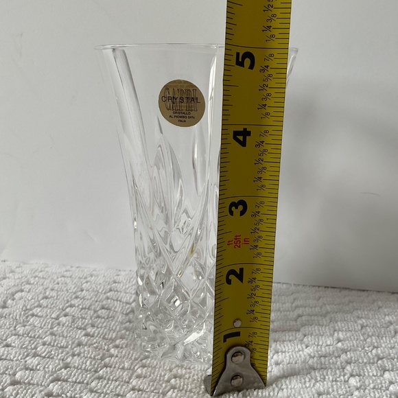 Capri Crystal - 24% Lead Crystal Vase 5” - Made in Italy - Picture 13 of 15